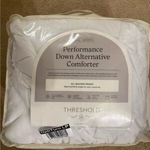 Threshold White All-Season Down Alternative Comforter